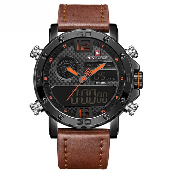 Soren Luxury Leather Digitaluhr