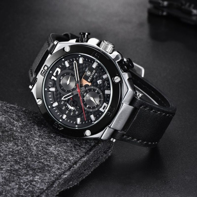 Quarz-multifunktions-sport-chronographenuhr