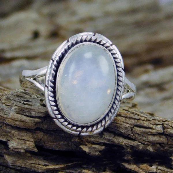 Aqua-chalcedon-ring