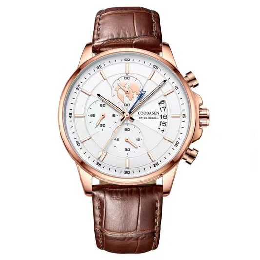 Carolous - Quartz Luxus-Lederuhr