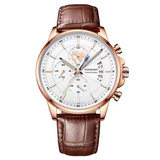 Carolous - Quartz Luxus-Lederuhr