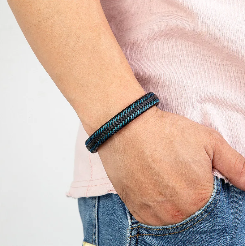 Lance - Leder-Seil-Armband