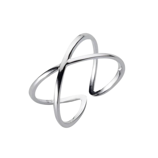 Alanna - Silber Kreuz Ring