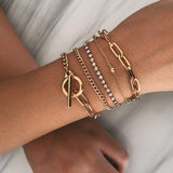 Freya - Boho-Brise Armbandset