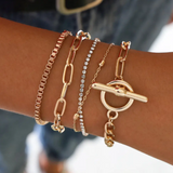 Freya - Boho-Brise Armbandset