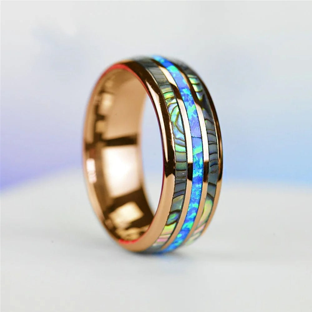 Samuel - Blauer Opal Ring