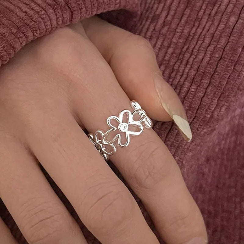 Ayesha - Blume Geometrischer Ring