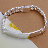 Lucas - Curb Link Silberarmband