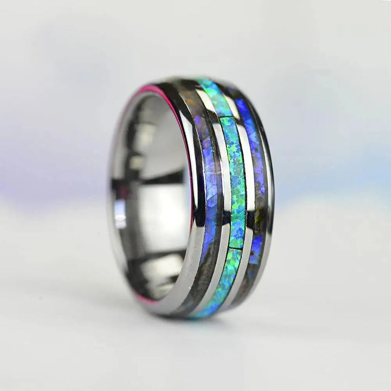 Samuel - Blauer Opal Ring