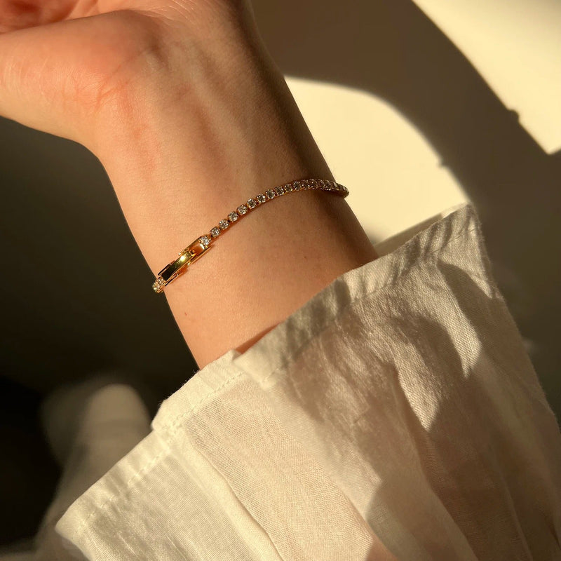 Chariz - Schimmernde Zirkon-Akzent-Armbänder