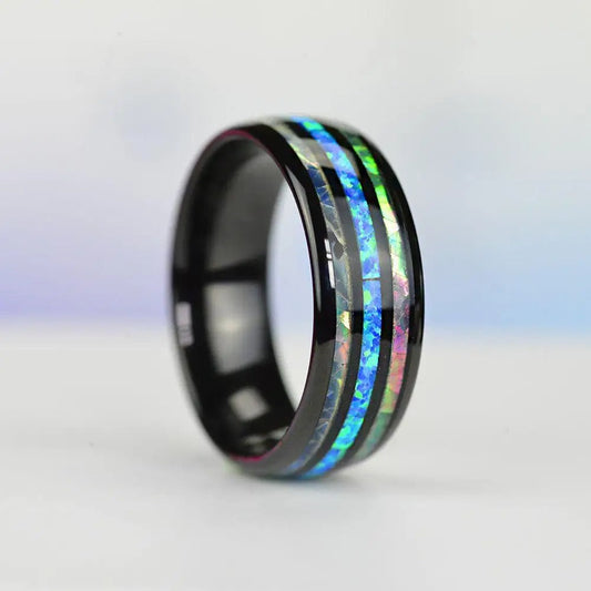 Samuel - Blauer Opal Ring