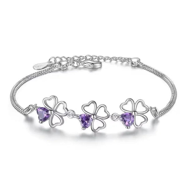 Celeste - Violette Kristall Armbänder