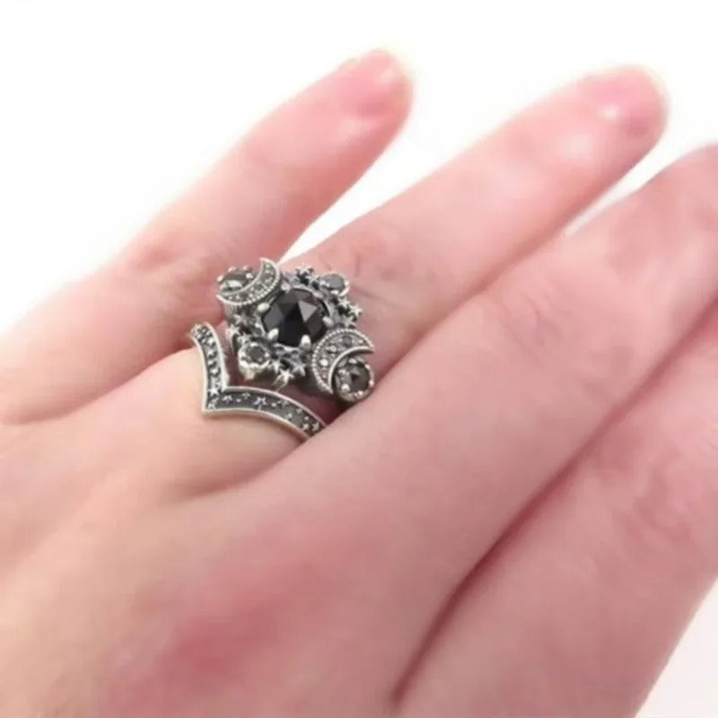 Lourdes - Gothic Universum Ring Set