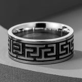 Codey - Zeitloser 8-mm-Muster-Ring