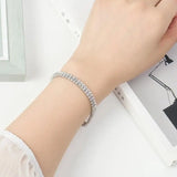 Jannika - Glitzerndes Zirkon-Kristall-Armband