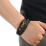 Dixson - Mehrlagiges Lederarmband