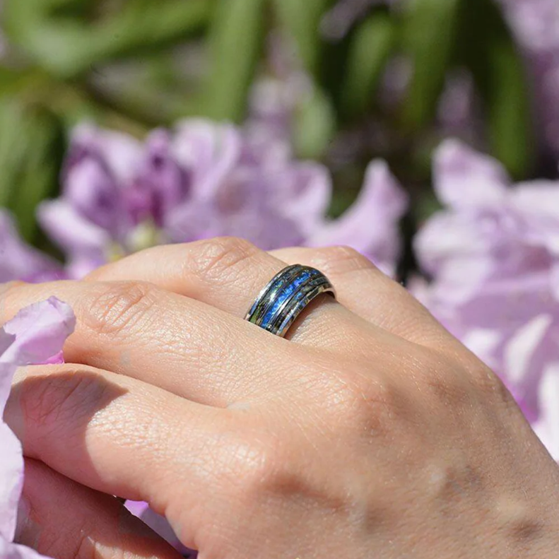 Samuel - Blauer Opal Ring