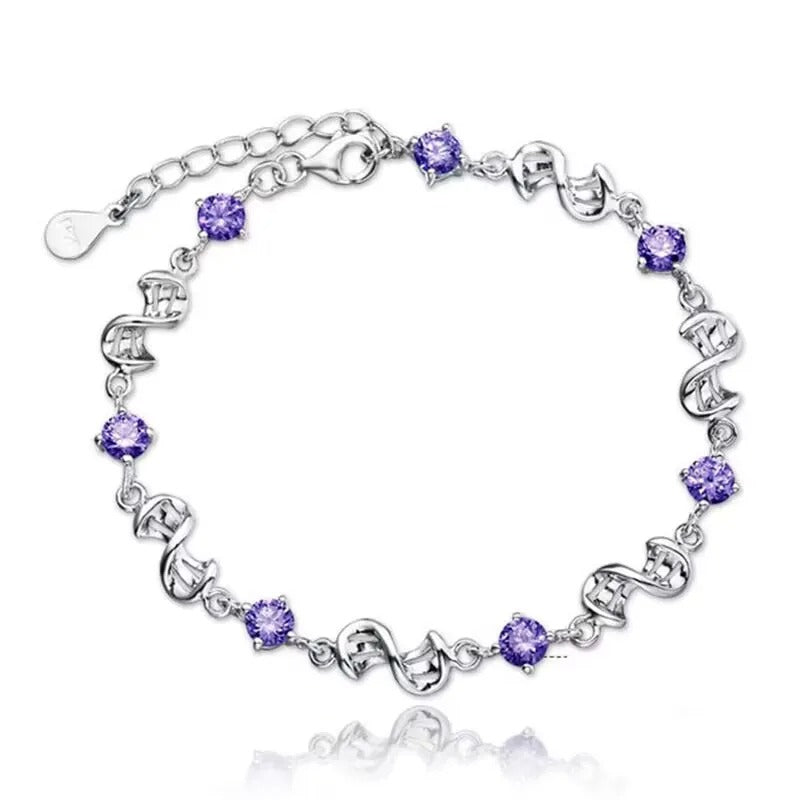 Celeste - Violette Kristall Armbänder