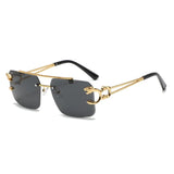 Caled - Retro-Randlose Sonnenbrille