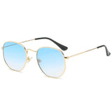 Rhys - Moderne quadratische Metall-Sonnenbrille