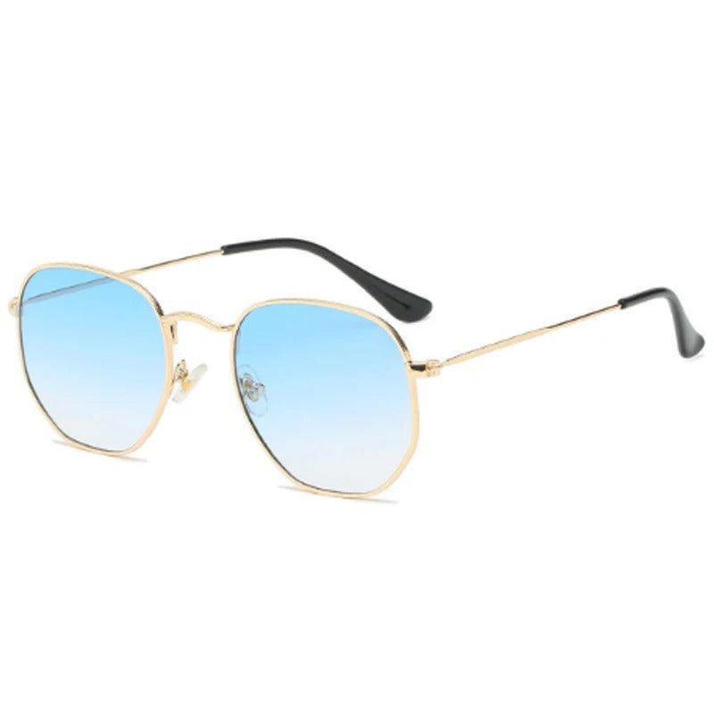 Rhys - Moderne quadratische Metall-Sonnenbrille