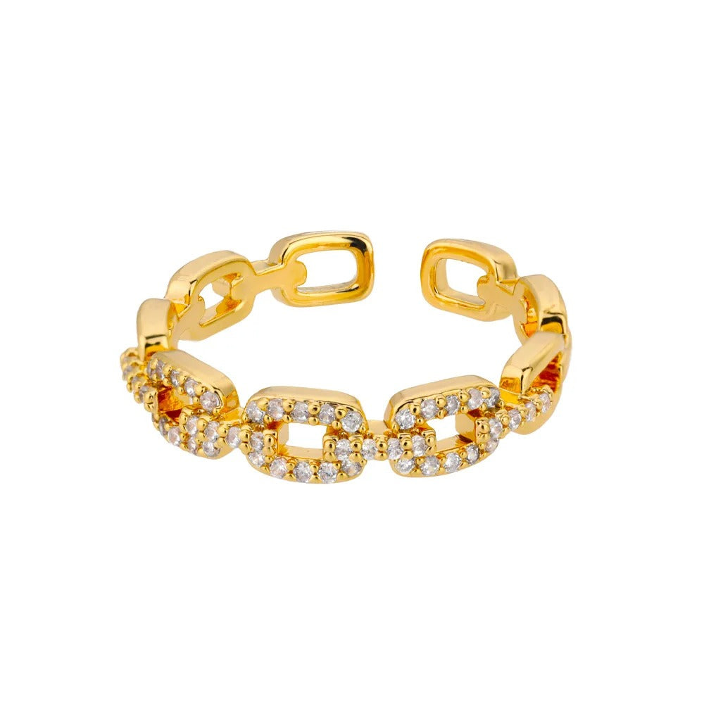 Blessy - Goldener Zirkonia-Ring