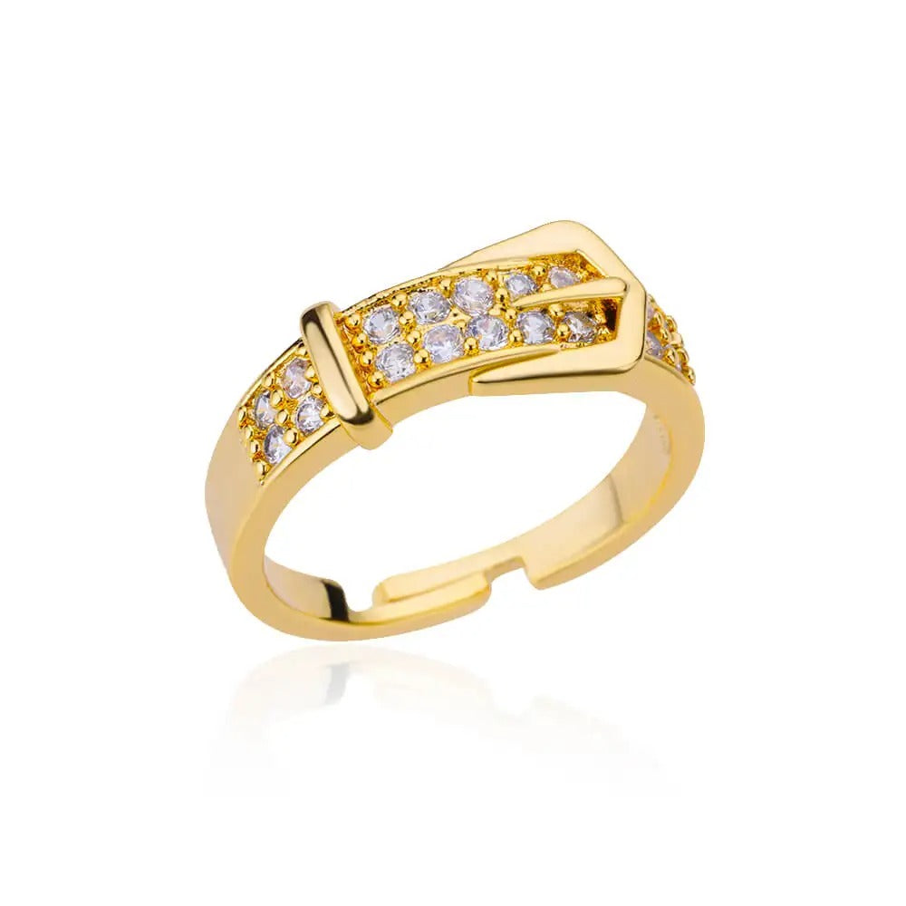 Blessy - Goldener Zirkonia-Ring