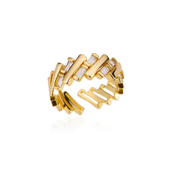 Blessy - Goldener Zirkonia-Ring