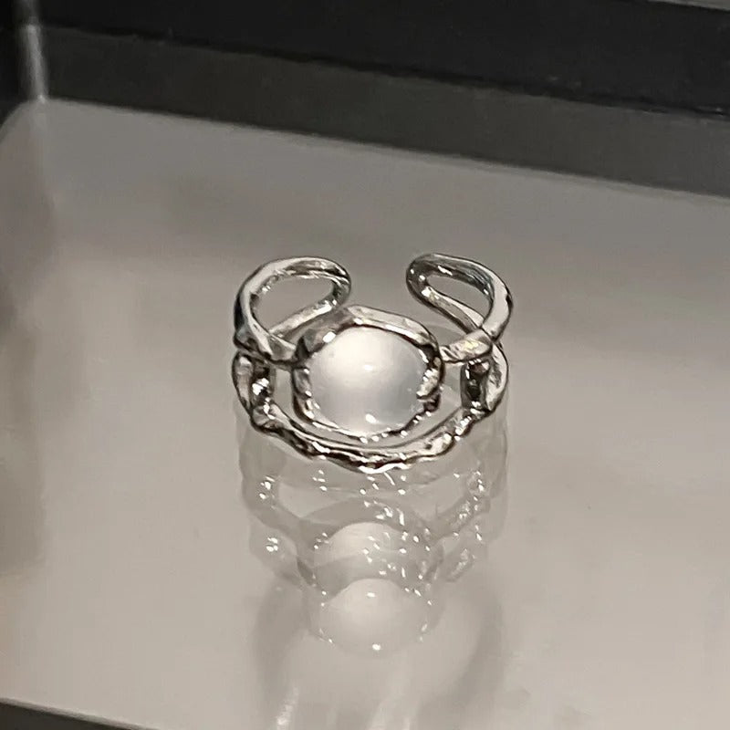 Nova - Gotischer Mondstein-Ring