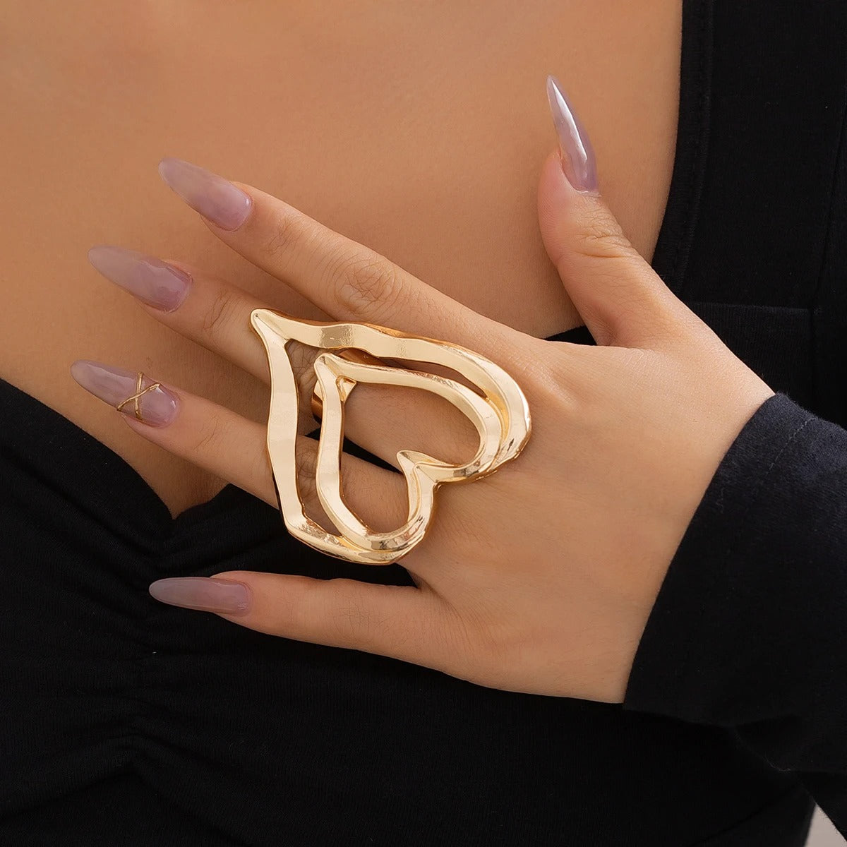 Kalliope - Herz-Fingerring