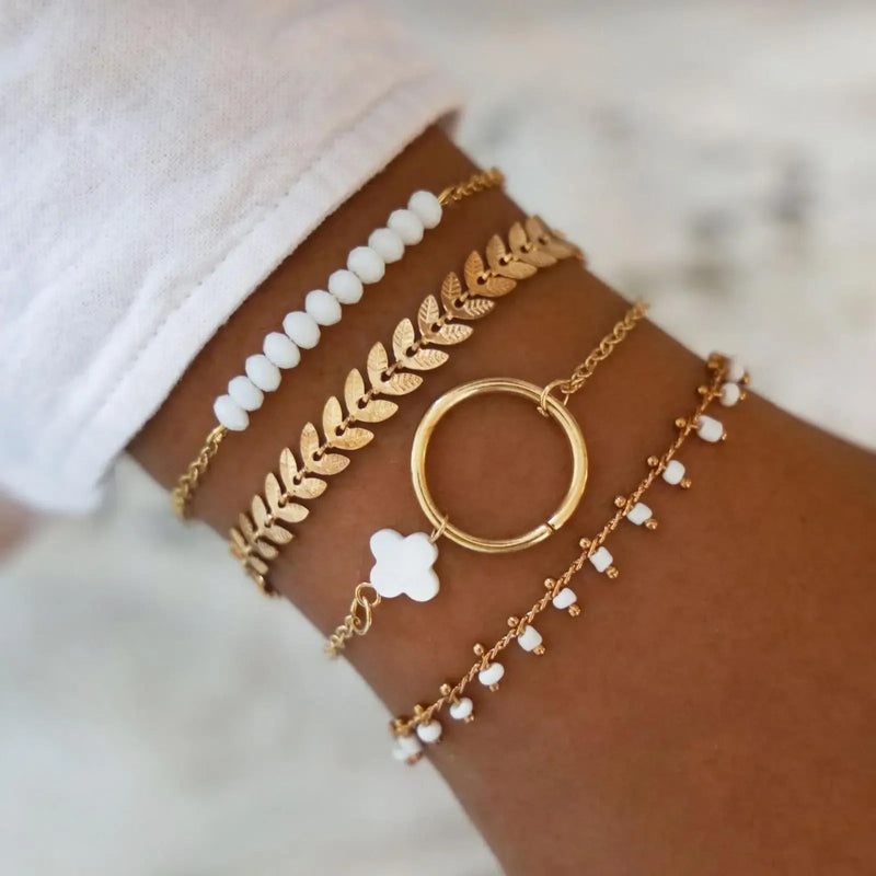 Freya - Boho-Brise Armbandset