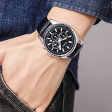 Lincoln - Casual Uhr mit echtem Lederarmband