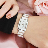 Amore - Strass-Keramik-Armbanduhr